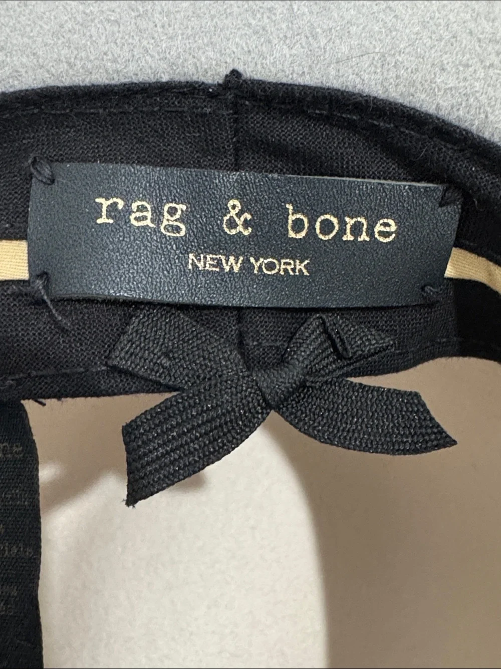 Rag & Bone Colorblock Wool Fedora Floppy Hat Size M